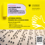 Jornada: Accesibilidad Universal: herramientas para la accesibilidad sensorial